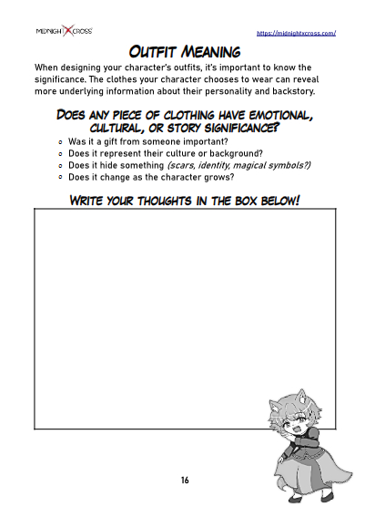 Pro Character Creation Worksheet Preview 16